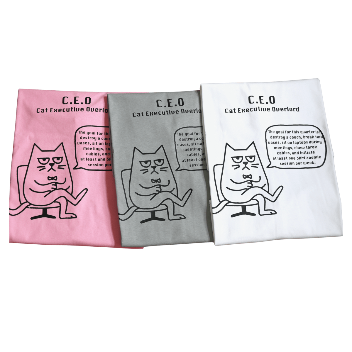 Cat Executive Overlord (CEO) - Cat Lover Graphic Tee