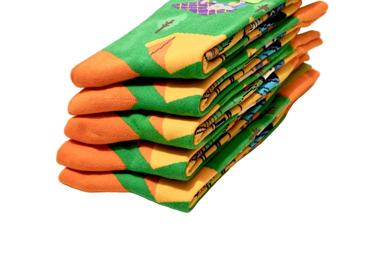 Camping Adventure Mismatched Socks – Colorful Outdoor Hiking Fun